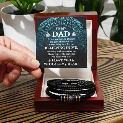 Dad-Pleasure And Pain-Bracelet 050724d Dad Bracelet