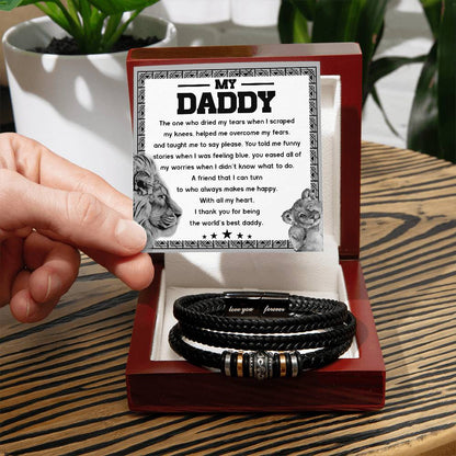 Dad-Makes Me Happy-Dad Bracelet