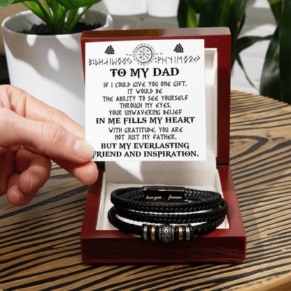 Dad-Through My Eyes-Bracelet 050724d Dad Bracelet
