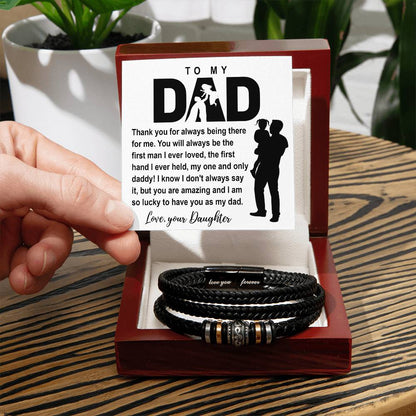 Dad-There For Me-Bracelet 050724d Dad Bracelet