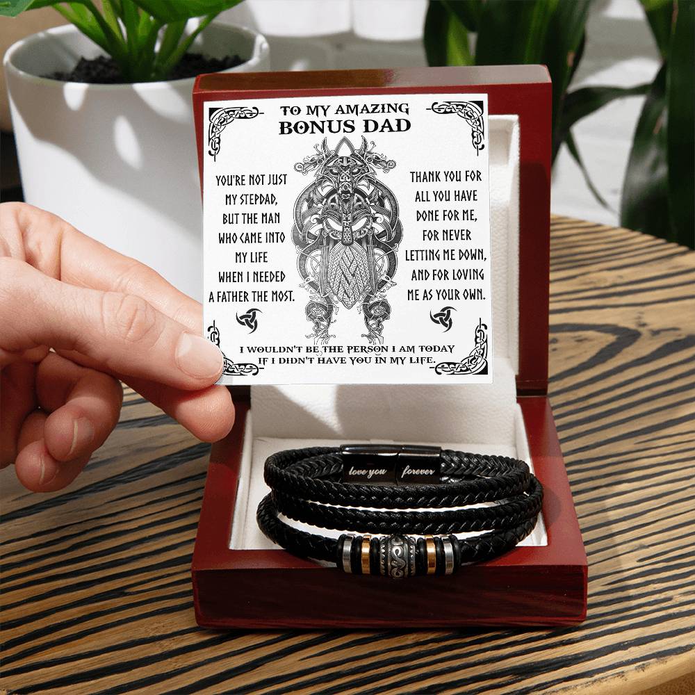 Bonus Dad-Needed A Father-Dad Bracelet