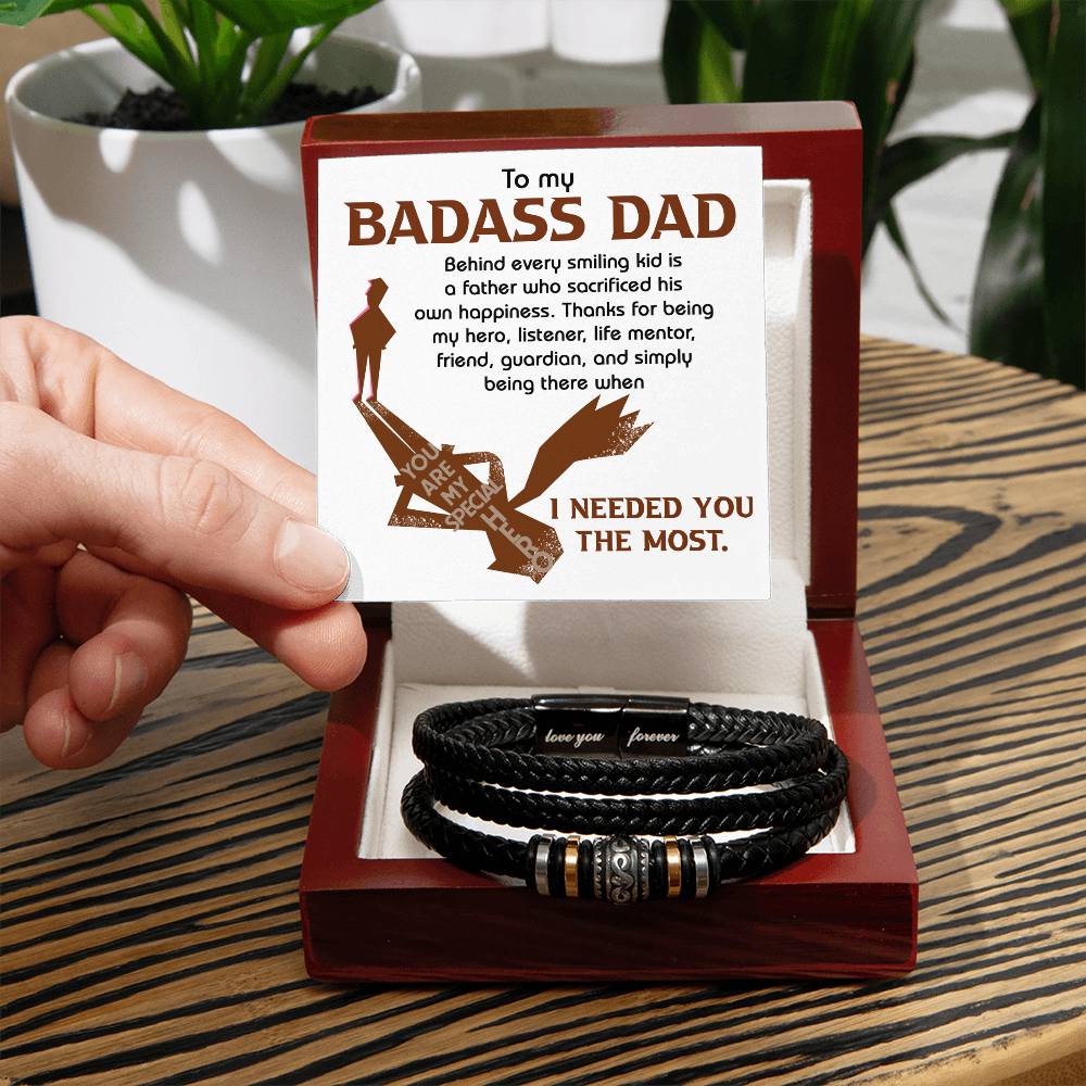 Dad-His Own Happiness-Dad Bracelet