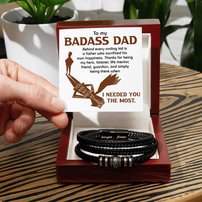 Dad-His Own Happiness-Dad Bracelet