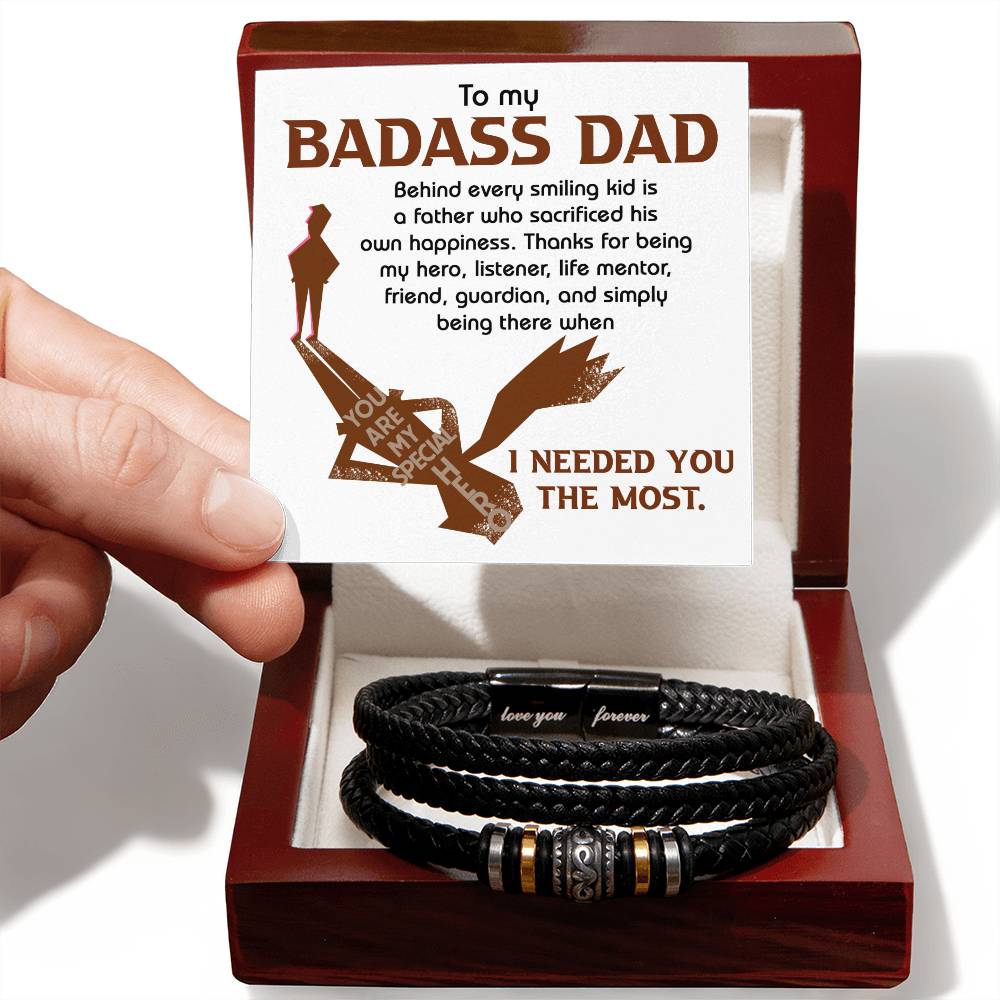 Dad-His Own Happiness-Dad Bracelet