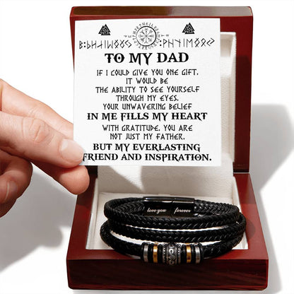 Dad-Through My Eyes-Bracelet 050724d Dad Bracelet