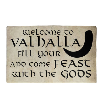 Welcome to Valhalla - Funny Viking Door Mat