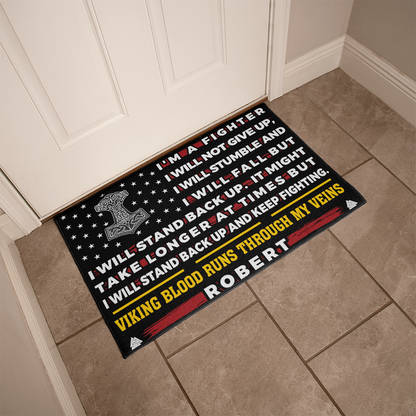 Viking door mat with your name - Nordic Pride 31
