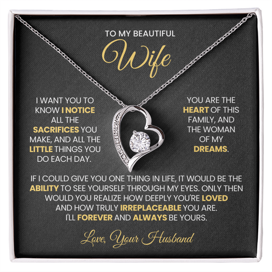 To My Beautiful Wife - You're the heart of the family - Forever Love 87