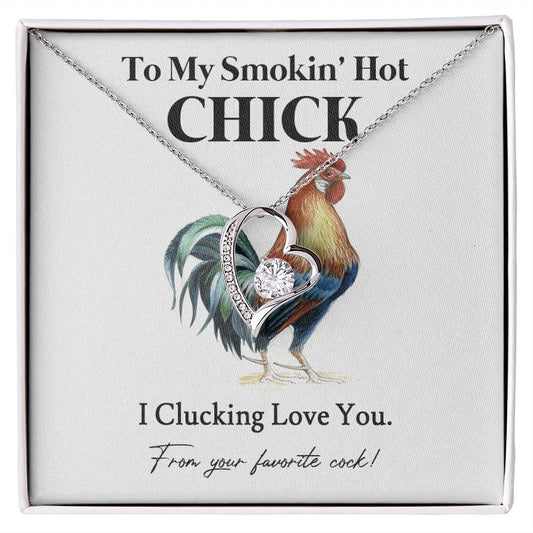 I Clucking Love You – Funny Chicken Gift with Necklace From Your Favorite Cock 05