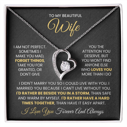 To my beautiful Wife - Nobody loves you more than I do -Forever Love 88