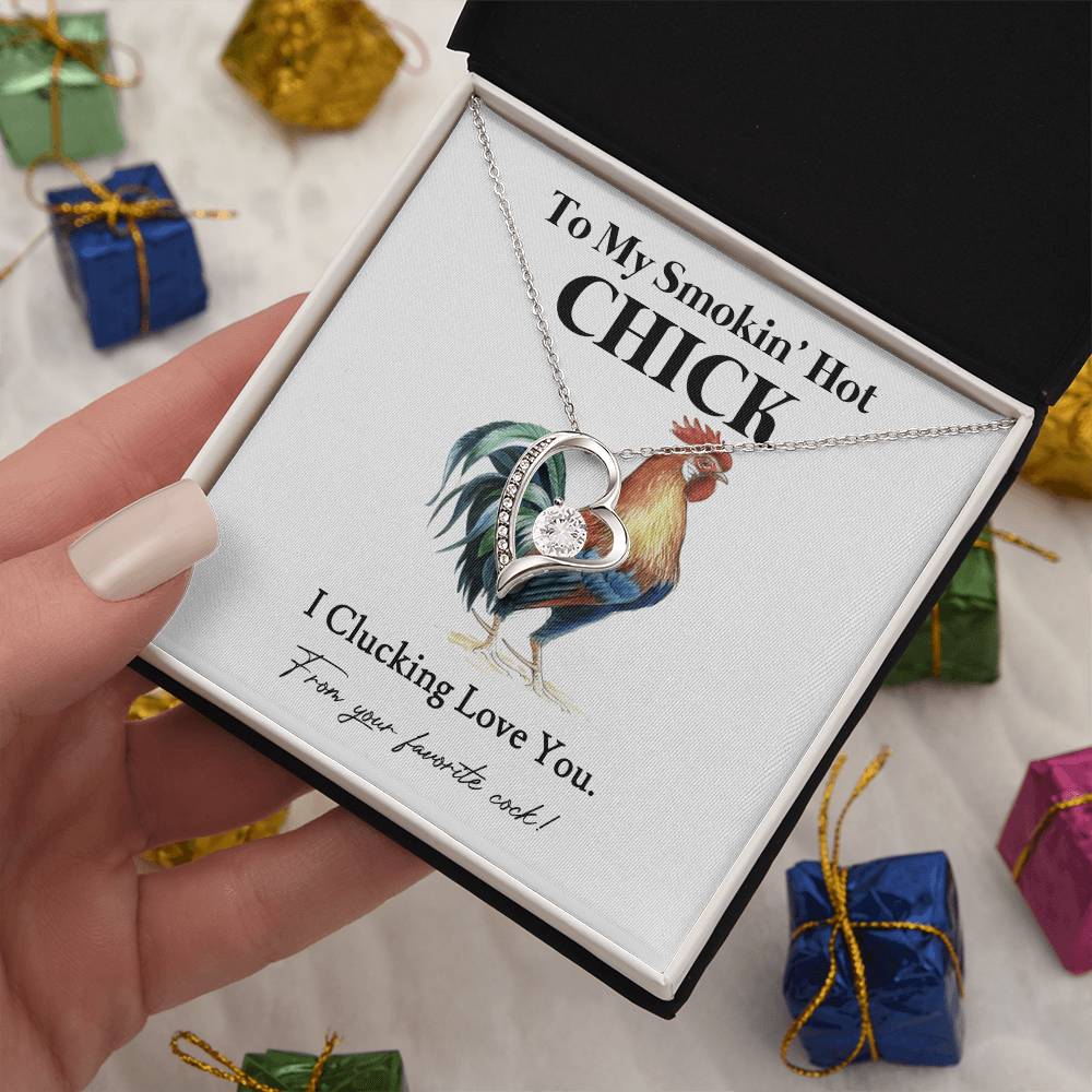 I Clucking Love You – Funny Chicken Gift with Necklace From Your Favorite Cock 05