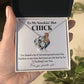 To My Smokin' Hot Chick – Funny Chicken Gift With Forever Love Necklace From Your Favorite Cock 01