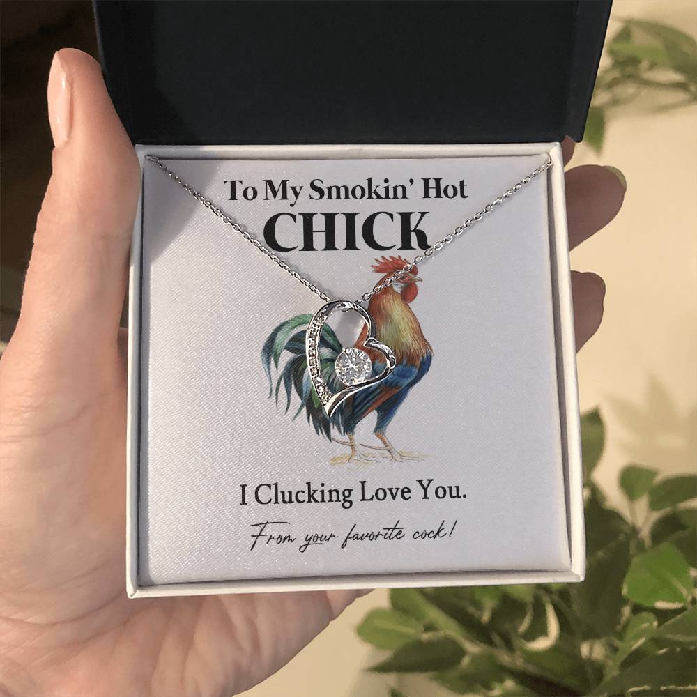I Clucking Love You – Funny Chicken Gift with Necklace From Your Favorite Cock 05