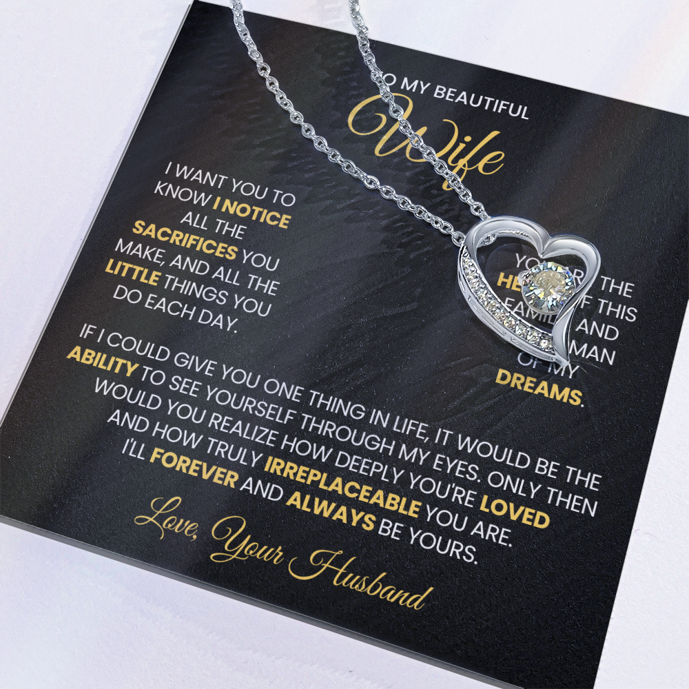 To My Beautiful Wife - You're the heart of the family - Forever Love 87