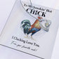 I Clucking Love You – Funny Chicken Gift with Necklace From Your Favorite Cock 05