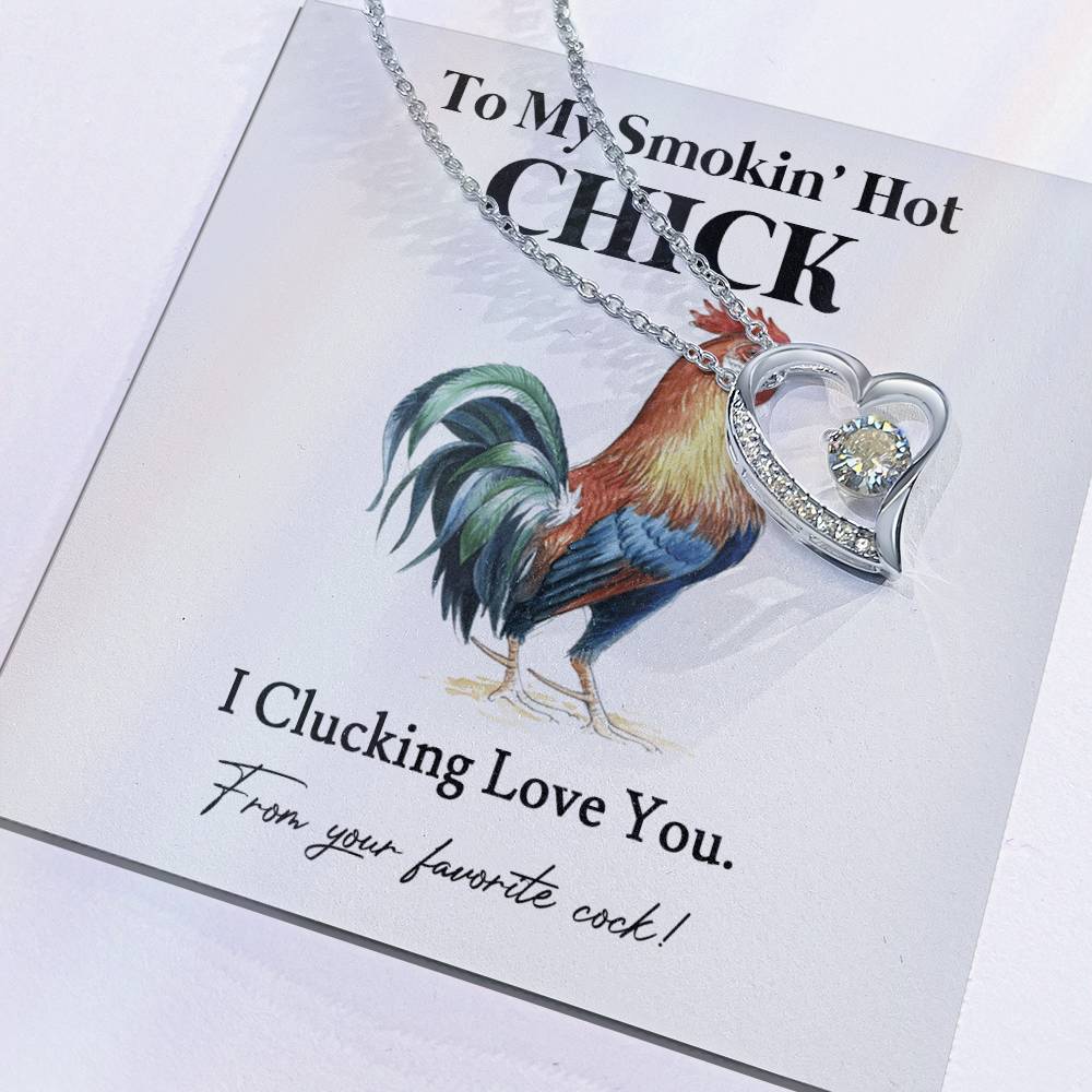 I Clucking Love You – Funny Chicken Gift with Necklace From Your Favorite Cock 05