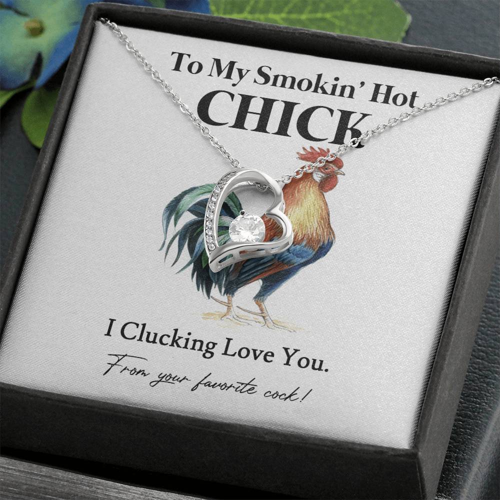 I Clucking Love You – Funny Chicken Gift with Necklace From Your Favorite Cock 05