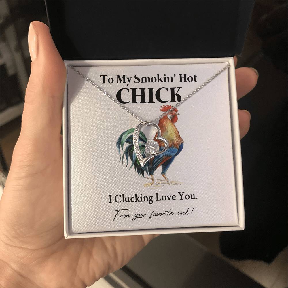 I Clucking Love You – Funny Chicken Gift with Necklace From Your Favorite Cock 05