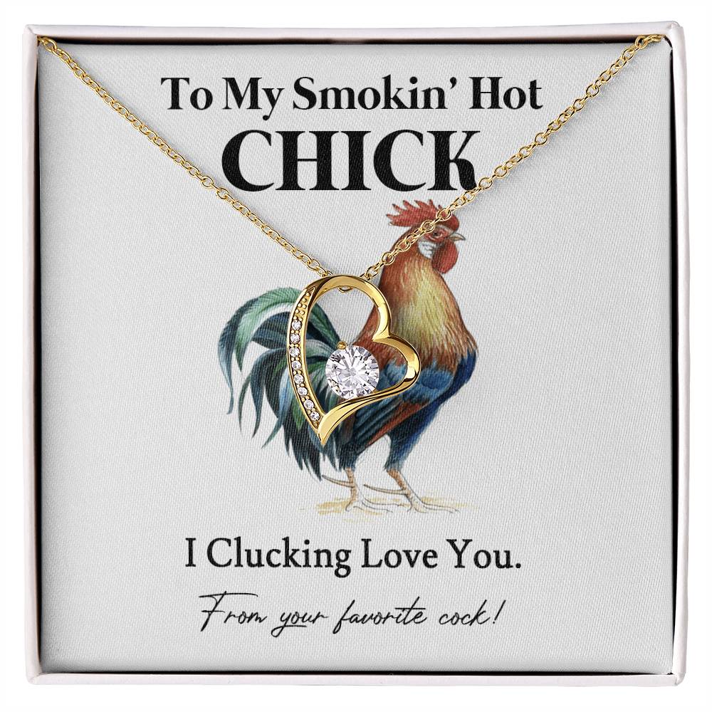 I Clucking Love You – Funny Chicken Gift with Necklace From Your Favorite Cock 05