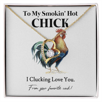 I Clucking Love You – Funny Chicken Gift with Necklace From Your Favorite Cock 05