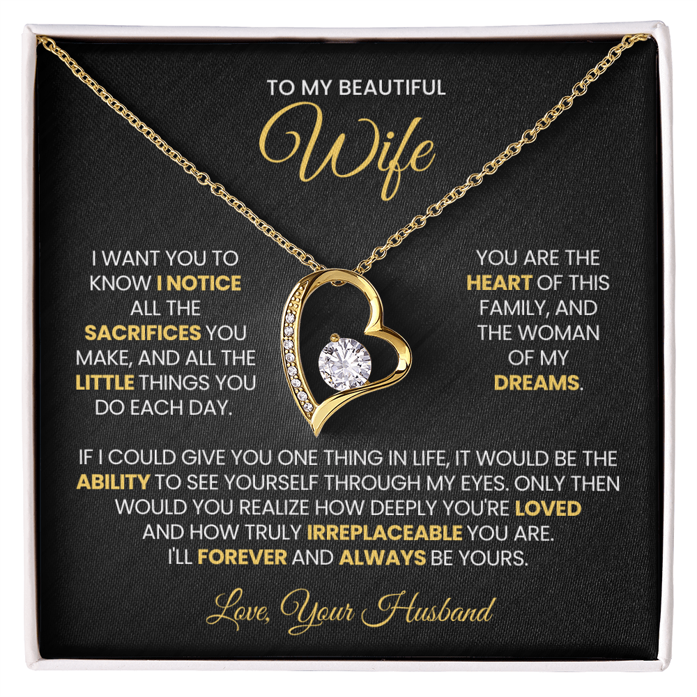 To My Beautiful Wife - You're the heart of the family - Forever Love 87