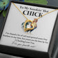 To My Smokin' Hot Chick – Funny Chicken Gift With Forever Love Necklace From Your Favorite Cock 01