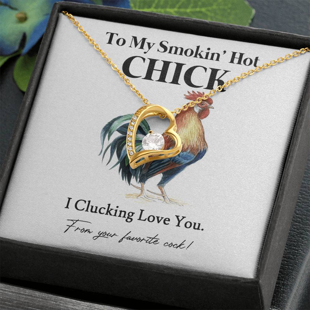 I Clucking Love You – Funny Chicken Gift with Necklace From Your Favorite Cock 05