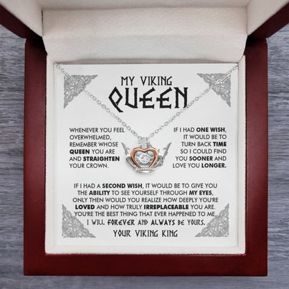 My Viking Queen - You are loved and truly irreplaceable - Love Knot Necklace 101b