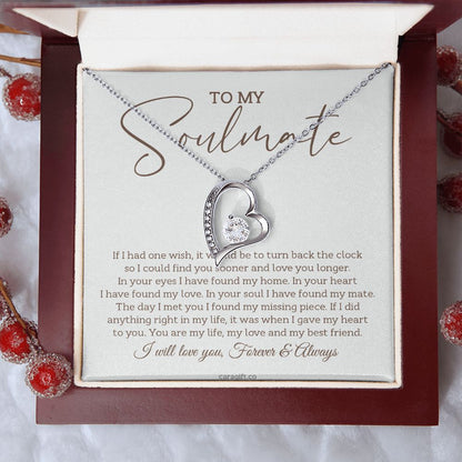 I found my missing piece in you - 0023d Her - Forever Love Necklace