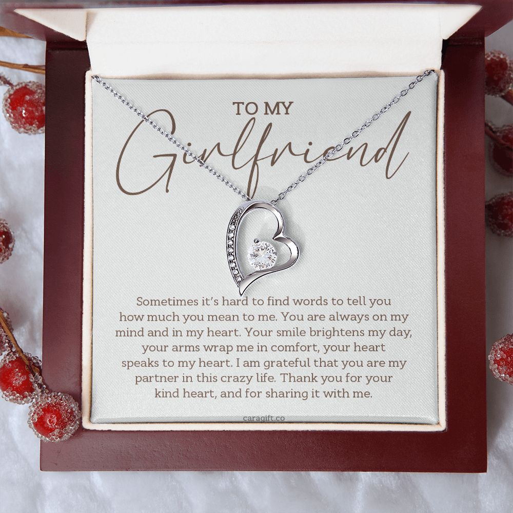 Your smile brightens my day - 0022d Her - Forever Love Necklace