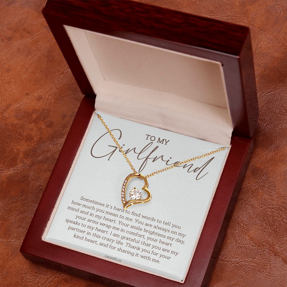 Your smile brightens my day - 0022d Her - Forever Love Necklace