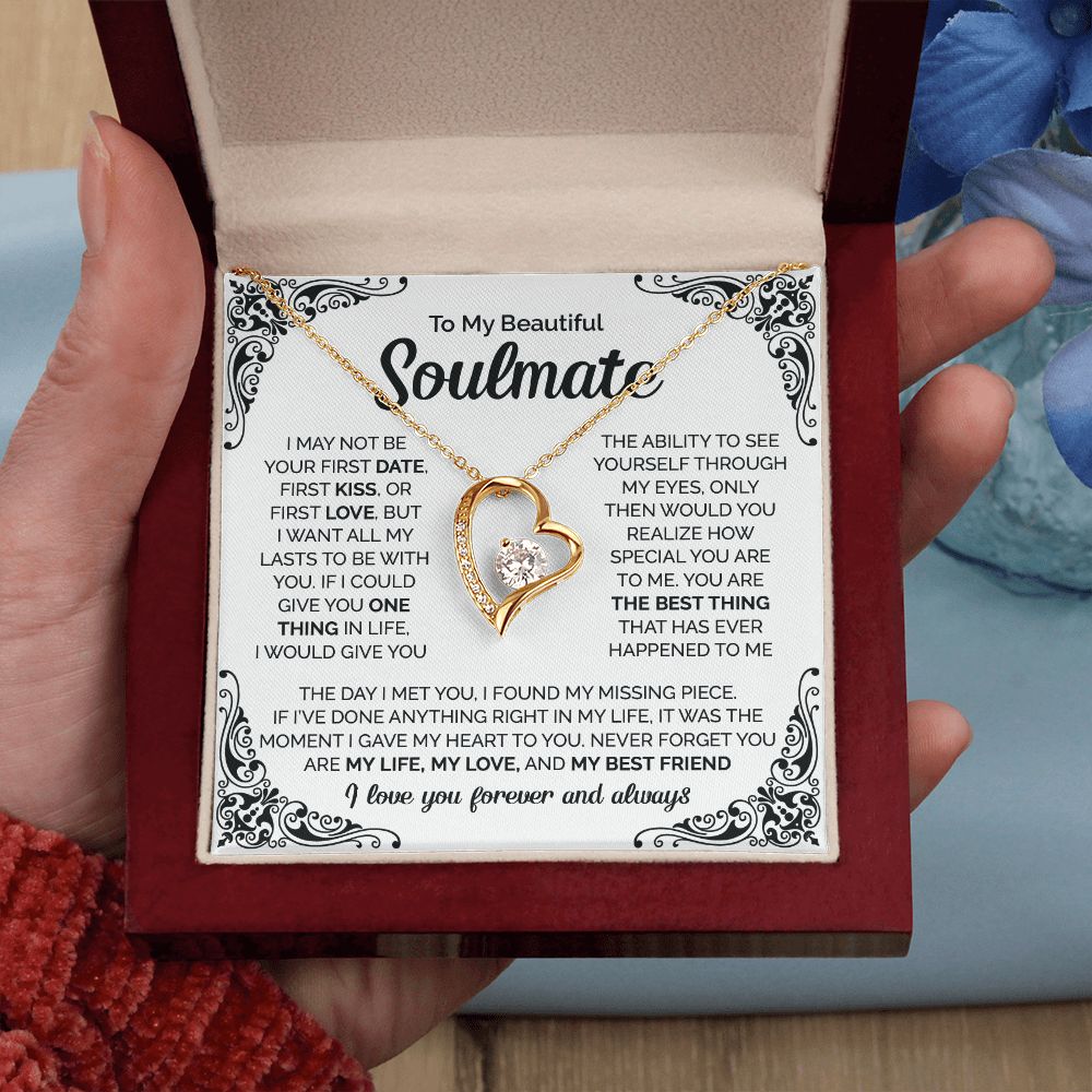 You are my life, my love, and my best friend - 0020d - Forever Love Necklace