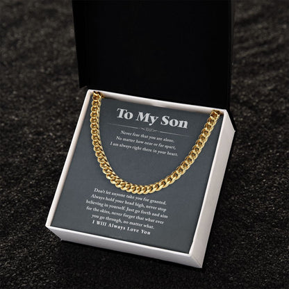 I will always love you - 0054d Son - Cuban Link Chain