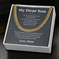 Always believe in yourself - 0050d Son - Cuban Link Chain