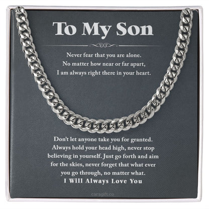 I will always love you - 0054d Son - Cuban Link Chain