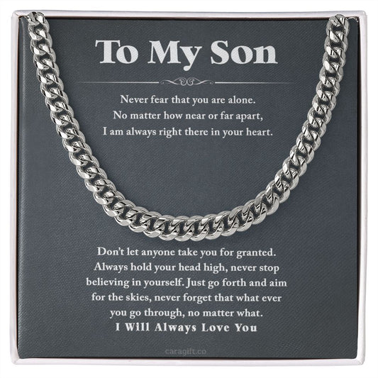 I will always love you - 0054d Son - Cuban Link Chain