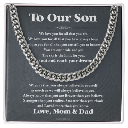 We love you - 0052d Son - Cuban Link Chain
