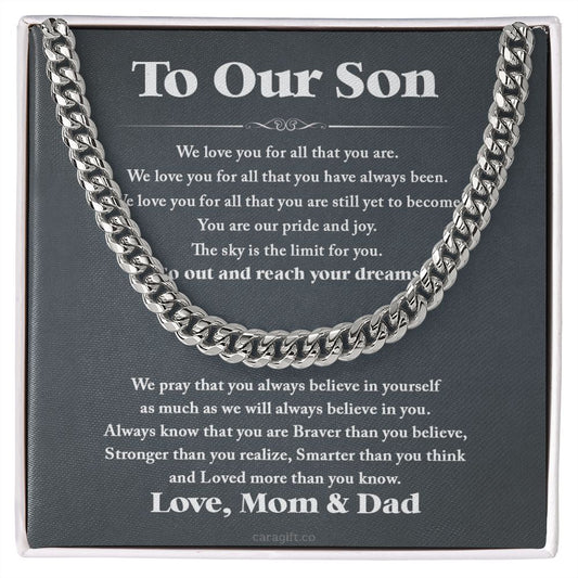 We love you - 0052d Son - Cuban Link Chain