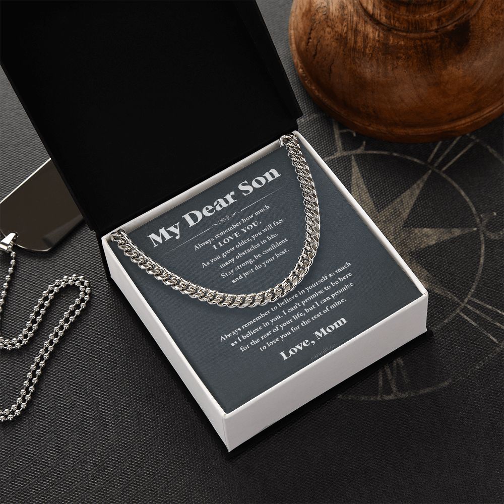 Always believe in yourself - 0050d Son - Cuban Link Chain