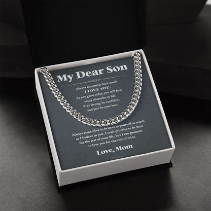 Always believe in yourself - 0050d Son - Cuban Link Chain