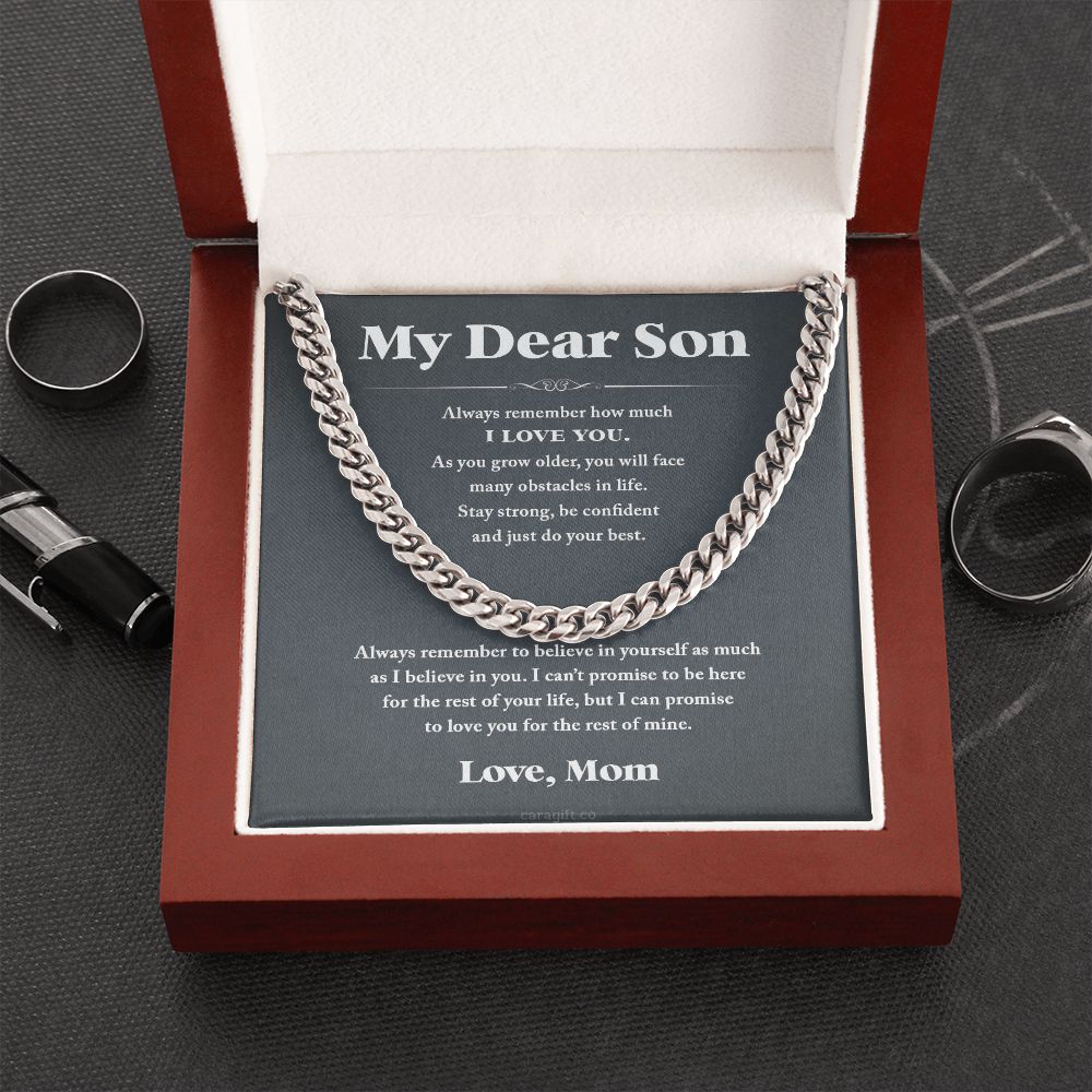 Always believe in yourself - 0050d Son - Cuban Link Chain