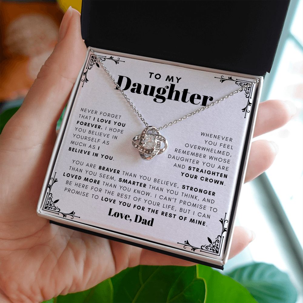 To my daughter - Straighten Your Crown - 65d Love Knot