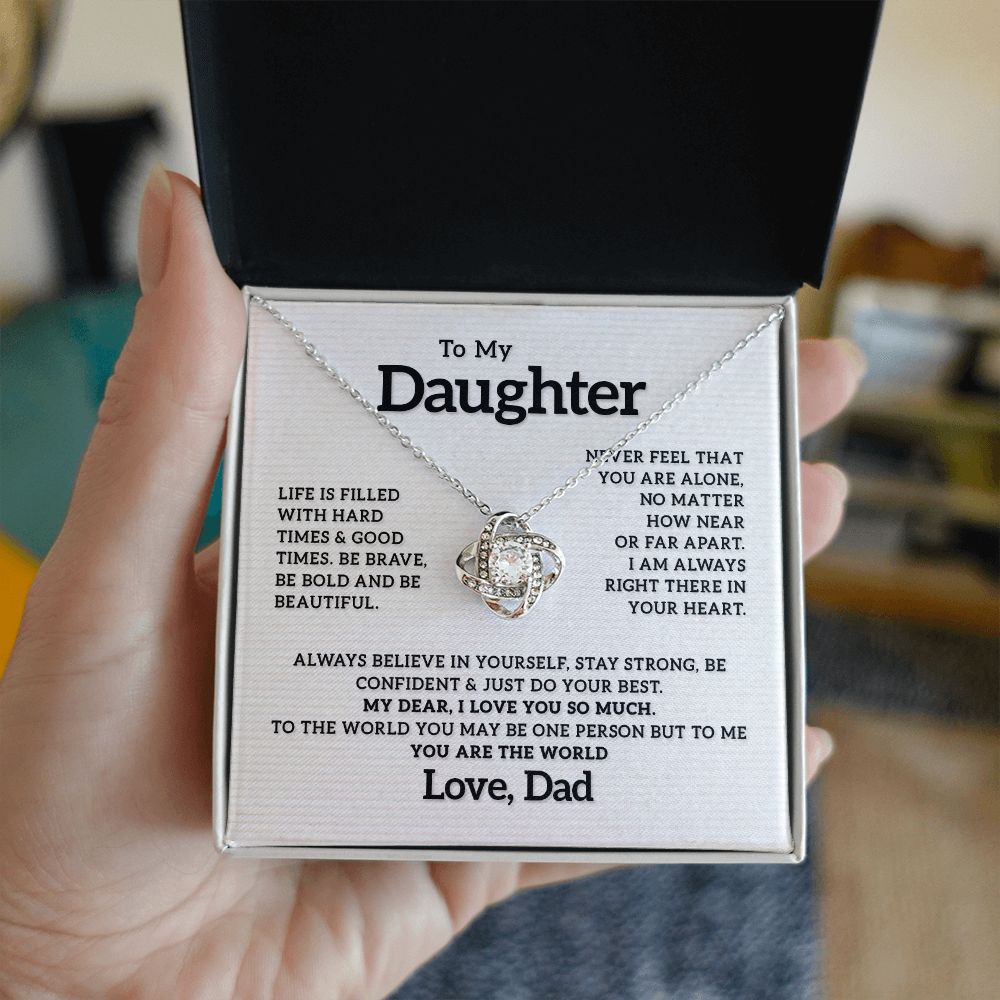 To my Daughter - I Love You So Much, Love Knot 119d