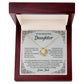 Daughter - I love you forever - 0014d Love Knot Necklace