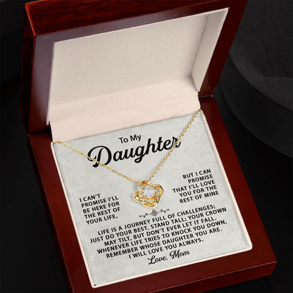 To My Daughter, I Will Love You Always - Love Knot 135d