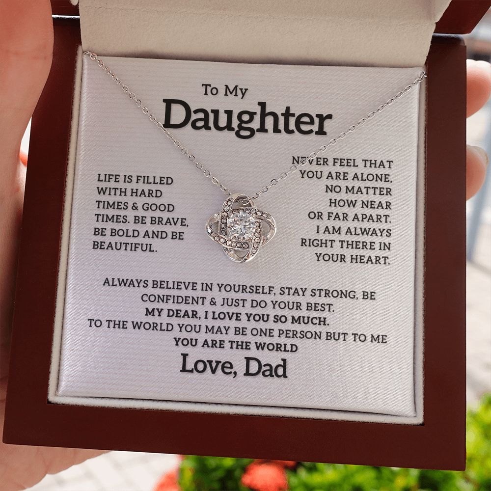 To my Daughter - I Love You So Much, Love Knot 119d