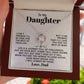 To My Daughter, I Will Always Be There - Love Knot 136d