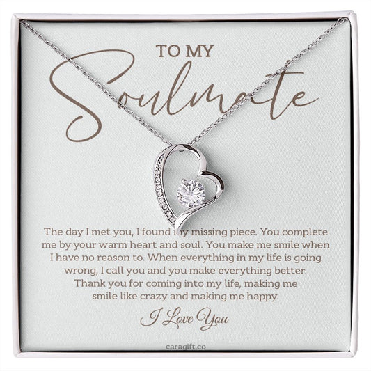 You make me smile - 0027d Her - Forever Love Necklace