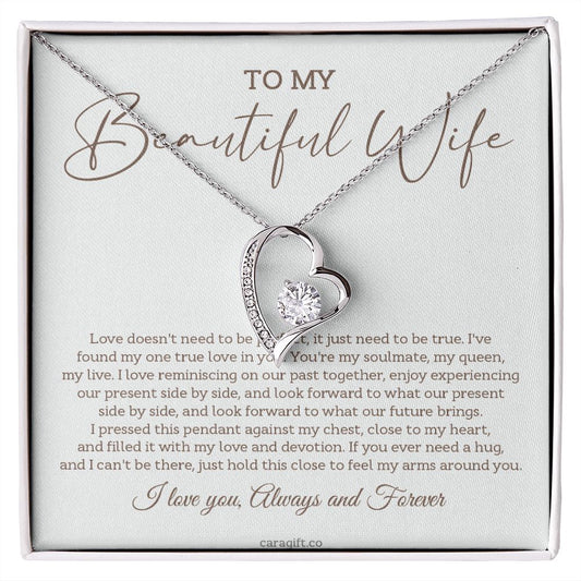 I've found my one true love in you - 0025d Her - Forever Love Necklace
