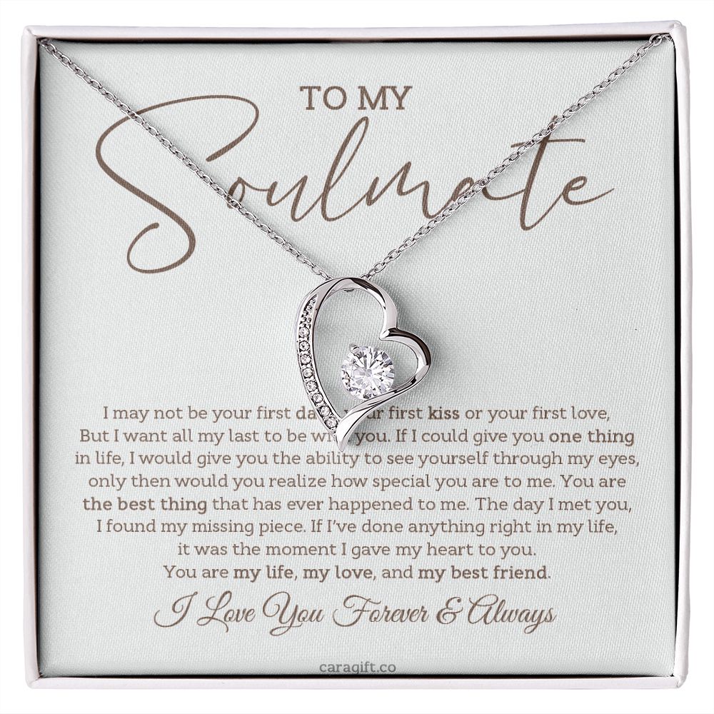 I want all my last to be with you - 0031d Her - Forever Love Necklace